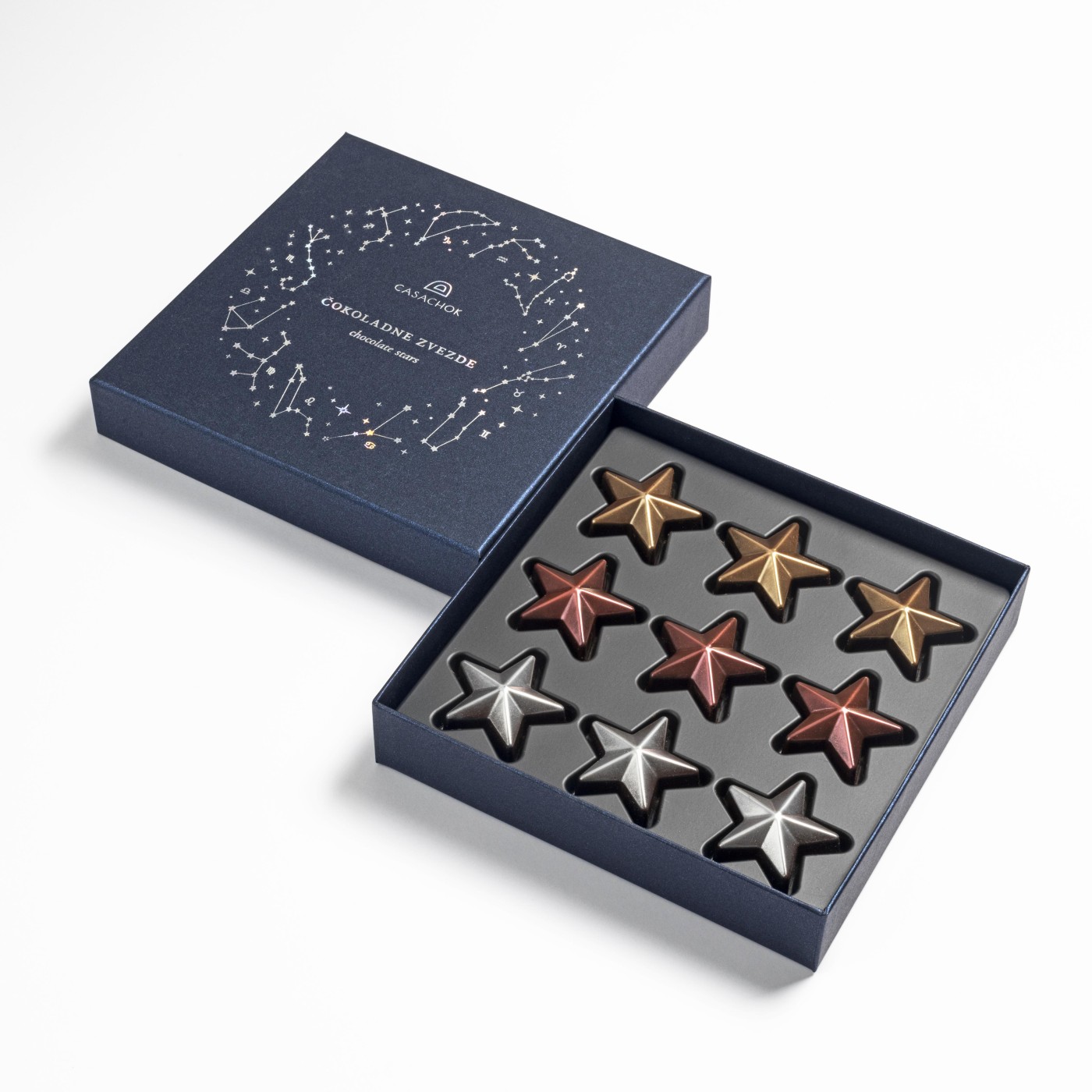 Chocolate stars